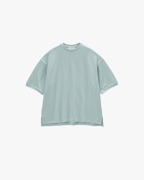 -SALE- Cotton Pique Jersey Crew Neck Tee
