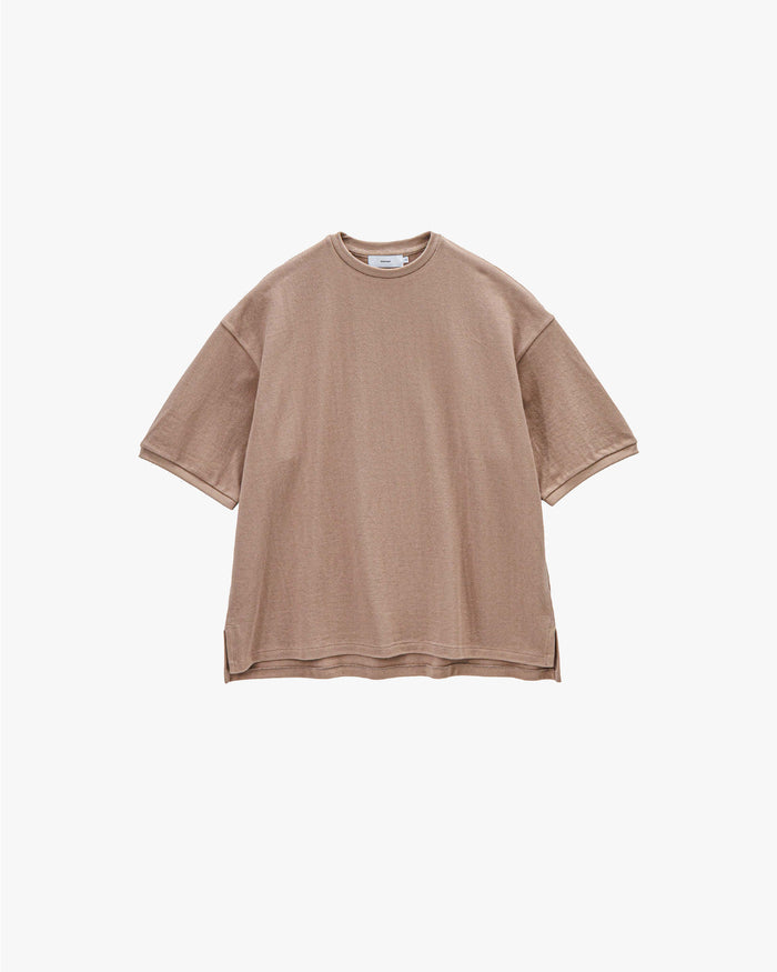 -SALE- Cotton Pique Jersey Crew Neck Tee