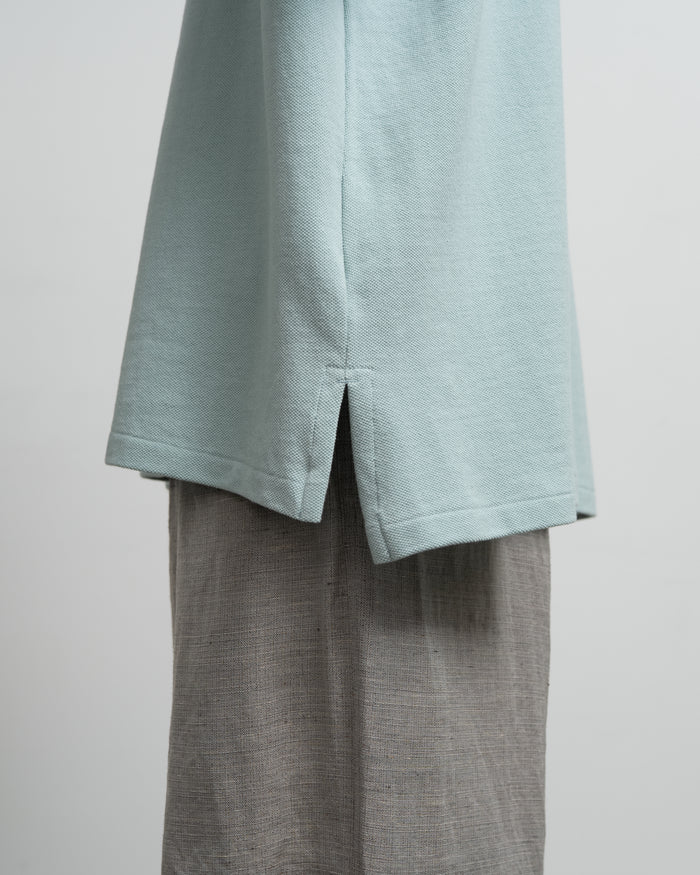 -SALE- Cotton Pique Jersey Crew Neck Tee