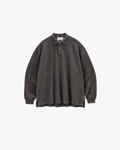 -SALE- Cotton Pique Jersey L/S Polo