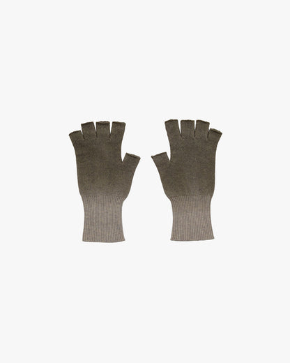 -SALE- Gradient Dyed Wool Knit Fingerless Gloves