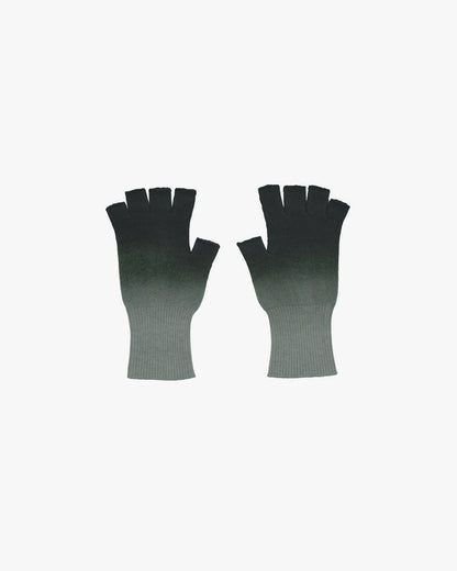 -SALE- Gradient Dyed Wool Knit Fingerless Gloves