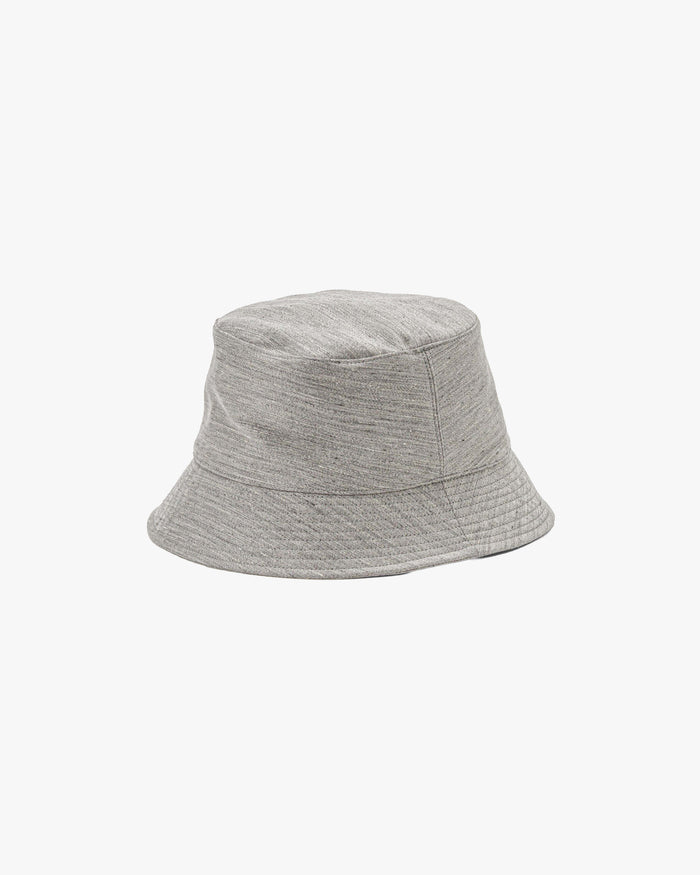 -SALE- Linen Cupro Back Satin Bucket Hat