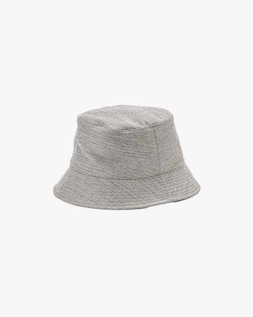 -SALE- Linen Cupro Back Satin Bucket Hat