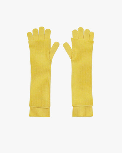 -SALE- Mercerized Fine Wool Knit Layered Gloves