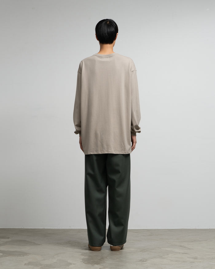 -SALE- Tri Spun Cotton L/S Oversized Tee