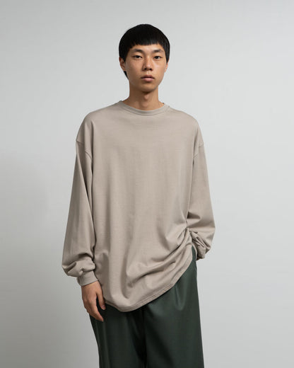 -SALE- Tri Spun Cotton L/S Oversized Tee