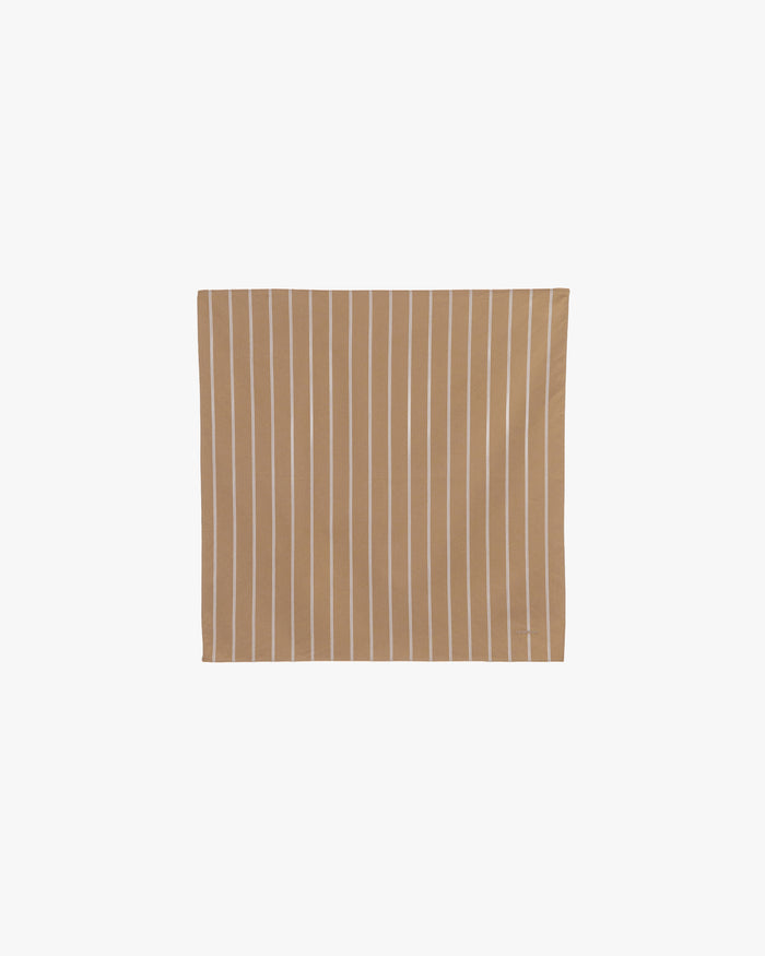 SIDOGRAS Brown Stripe Handkerchief