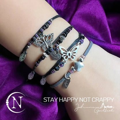 Stay Happy not Crappy NTIO Bracelet by Johnnie Guilbert