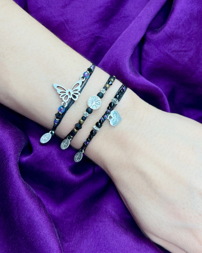 Stay Happy not Crappy NTIO Bracelet by Johnnie Guilbert