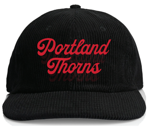 THORNS CORDUORY CURSIVE HAT