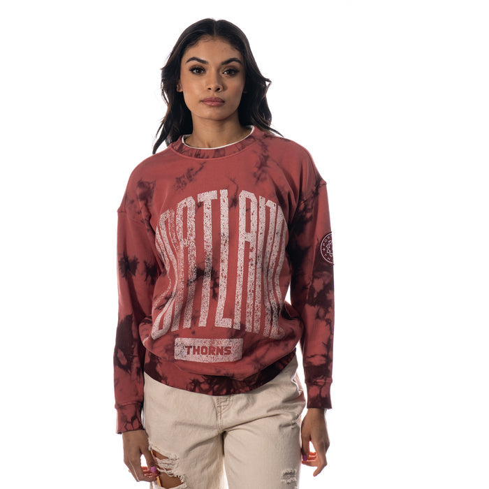 THORNS FC LADIES DOUBLE COLLAR CREW NECK