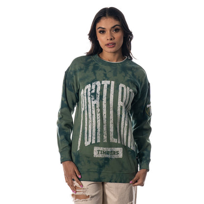 TIMBERS FC LADIES DOUBLE COLLAR CREW NECK