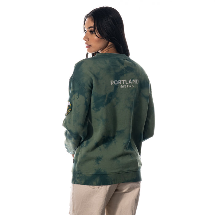 TIMBERS FC LADIES DOUBLE COLLAR CREW NECK