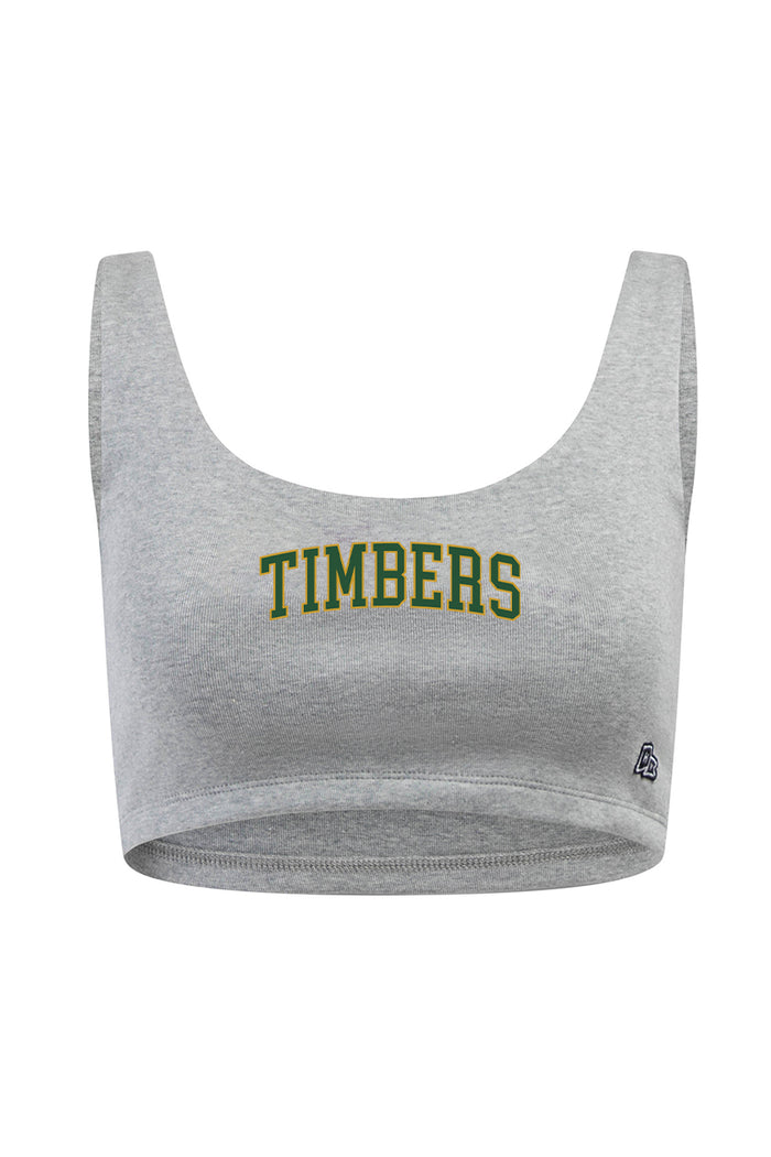 TIMBERS FC LADIES SCOOP NECK CROP TOP