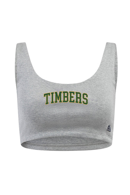 TIMBERS FC LADIES SCOOP NECK CROP TOP