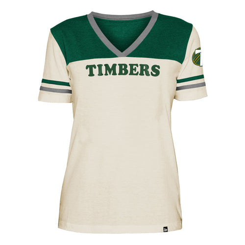 TIMBERS FC LADIES SHORT SLEEVE CREAM TEE