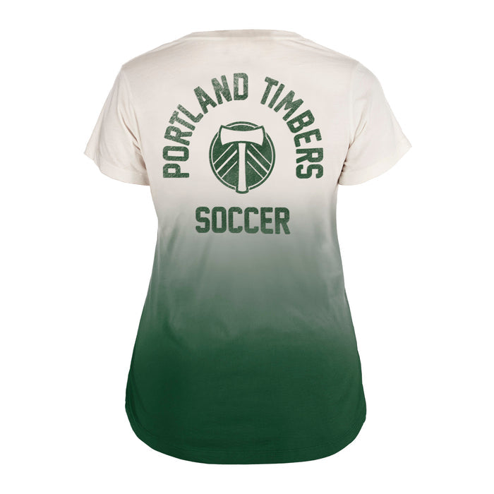 TIMBERS FC LADIES SHORT SLEEVE FADE TEE