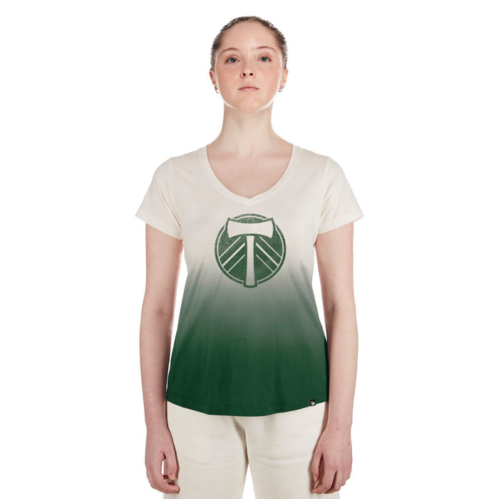 TIMBERS FC LADIES SHORT SLEEVE FADE TEE
