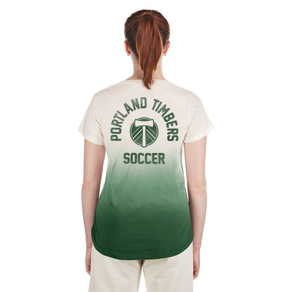 TIMBERS FC LADIES SHORT SLEEVE FADE TEE