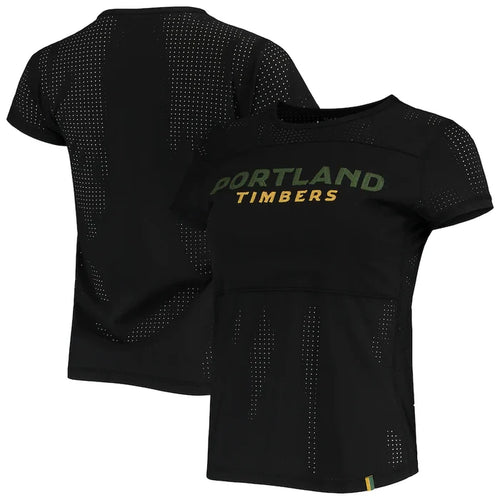 TIMBERS FC LADIES SHORT SLEEVE MESH PANEL TEE
