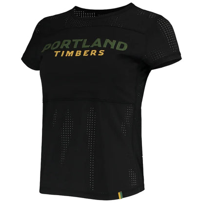 TIMBERS FC LADIES SHORT SLEEVE MESH PANEL TEE