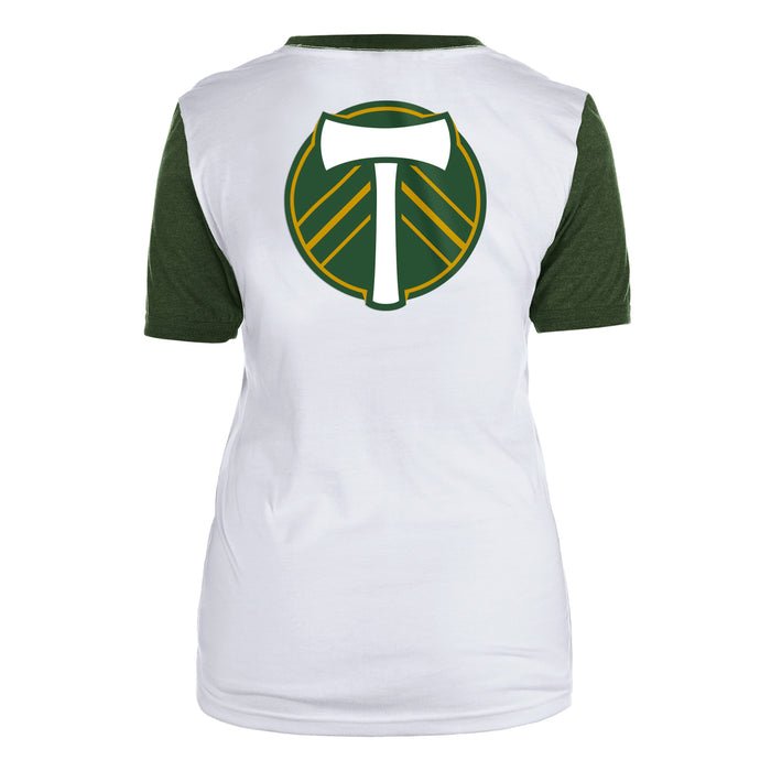 TIMBERS FC LADIES SHORT SLEEVE SLANTED TEE