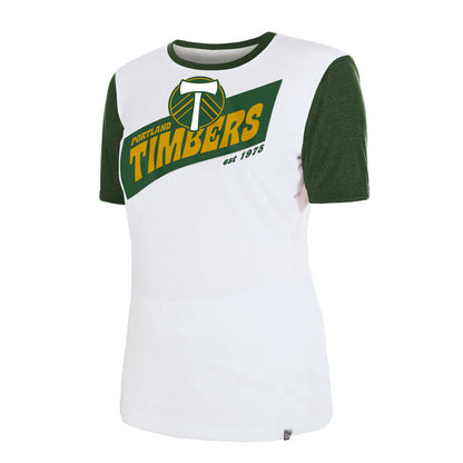 TIMBERS FC LADIES SHORT SLEEVE SLANTED TEE