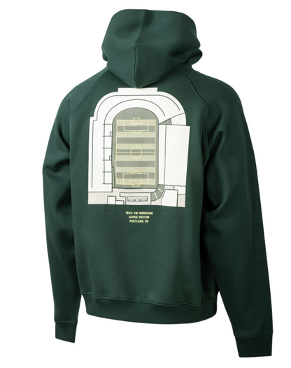 TIMBERS MEN'S LONG SLEEVE CIVIC STADIUM OVERSIZED HOODIE