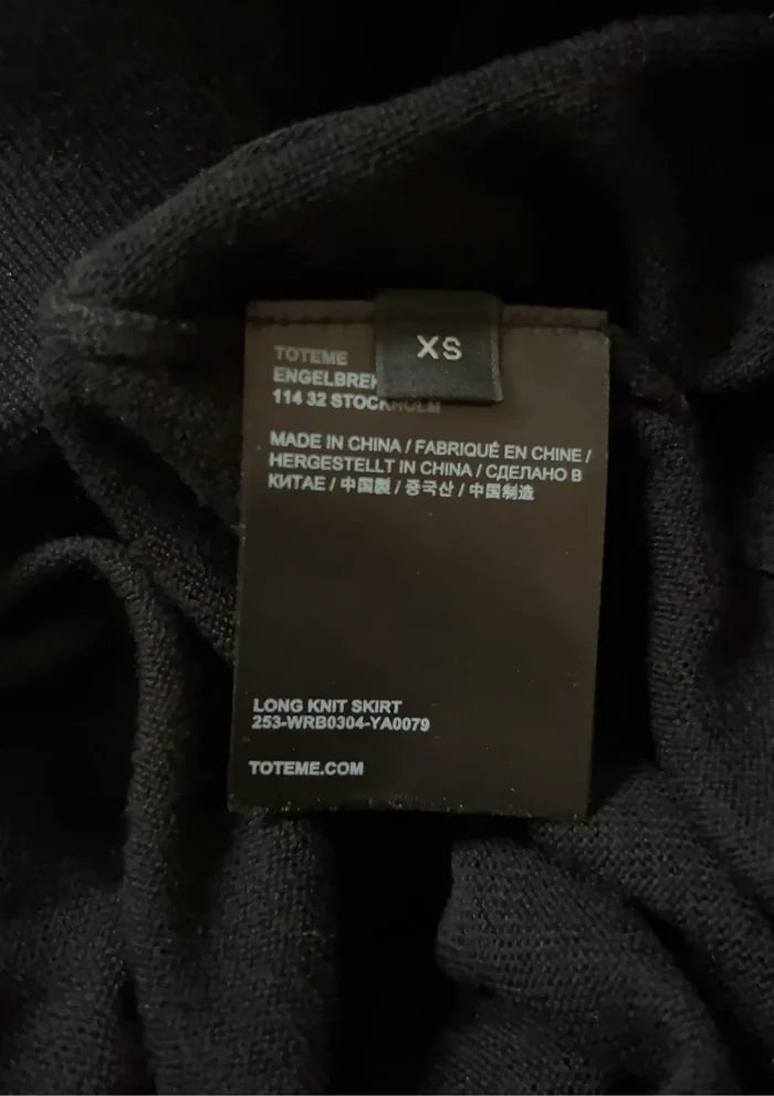Toteme Long Knit-kjol NWOT