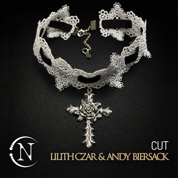 White Lace Choker ~ Cut by Lilith Czar & AB ~ Limited Edition