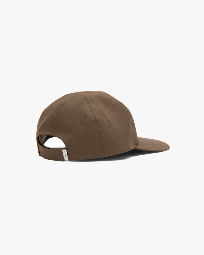 Wool Hopsack 6 Panel Cap